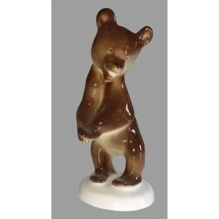 Porcelain Bear Standing Figurine