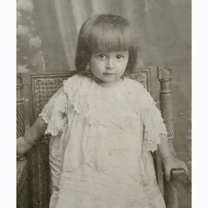 Cabinet Photograph of a Little Girl - Lozova Pavlivka, Ukraine Before 1917