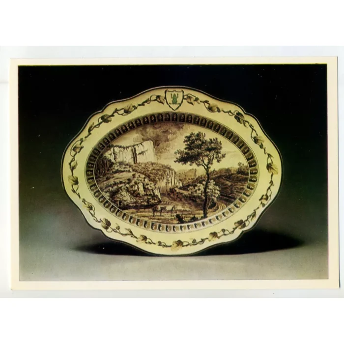 Green Frog Service Dish by Josiah Wedgwood