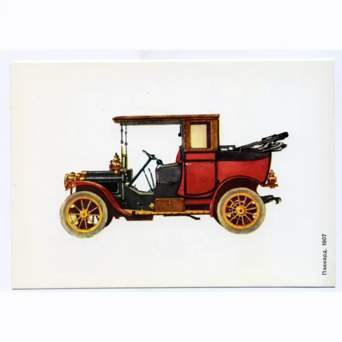 Packard 1907 Vintage PostCard