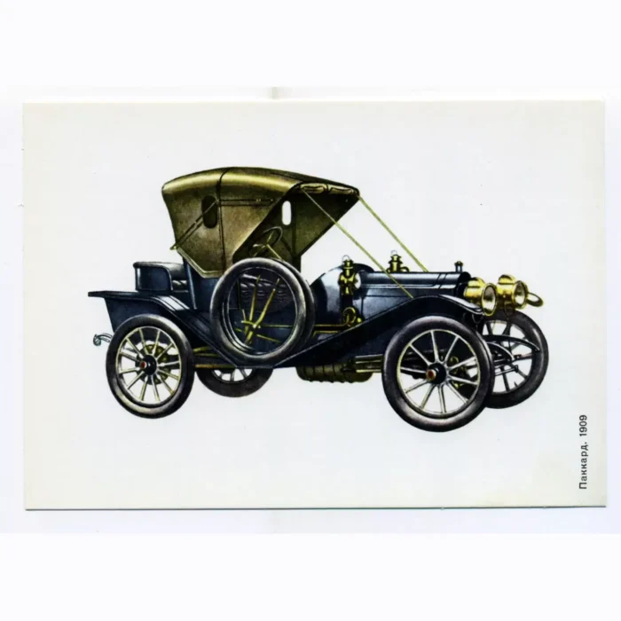 Packard 1909 Vintage PostCard