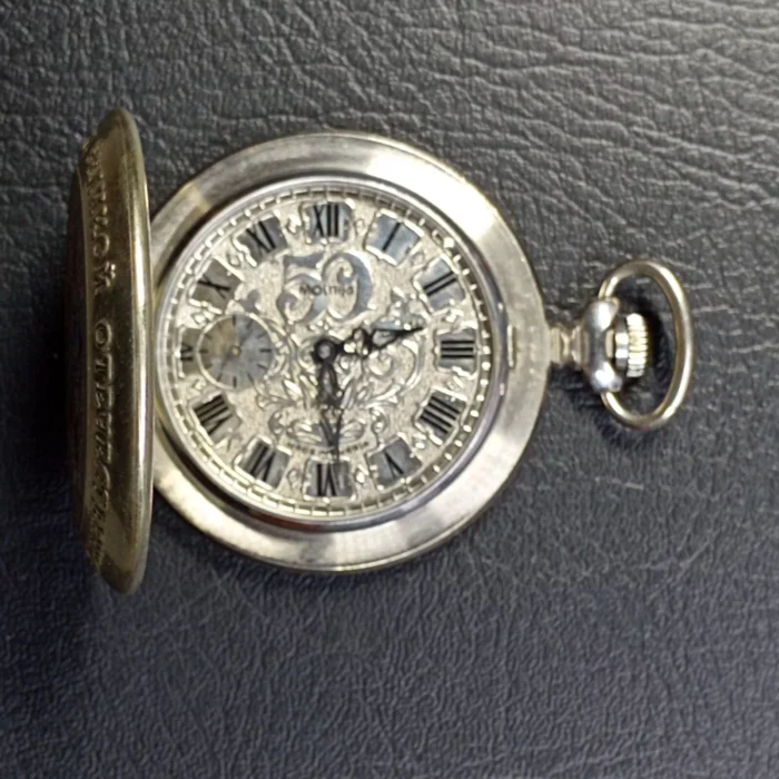 Pocket Watch Soviet Victory WW2 Molnija Mechanical