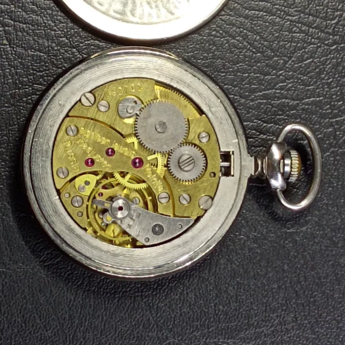 Pocket Watch Soviet Victory WW2 Molnija Mechanical